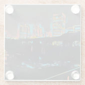 RVA in het nachtglas Onderzetter (Achterkant)