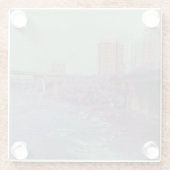 RVA in retrograde glas Onderzetter (Achterkant)