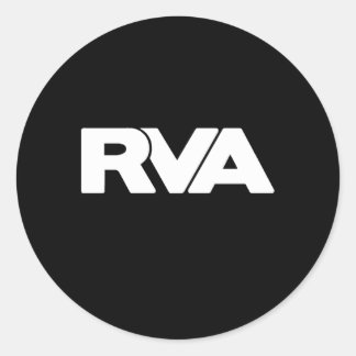 RVA RONDE STICKER