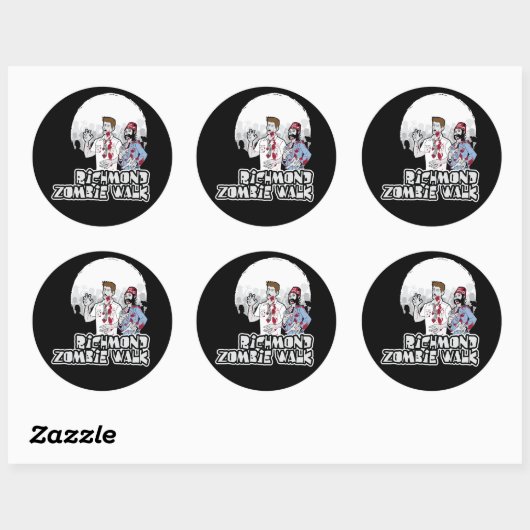 RVA Zombie Walk stickers (Vel)