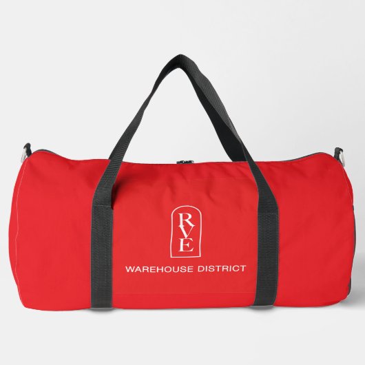 RVE Large Duffel Bag (rood) Plunjezak (Voorkant)