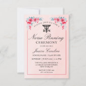 RvE-nr. Zuurroze vlinderceremonie met bloemen Kaart (Voorkant)