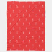 RVE WAREHOUSE DISTRICT SHERPA FLEECE DEKEN (Voorkant)