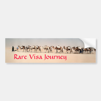 RVJ- Salt caravan in de Sahara Bumpersticker