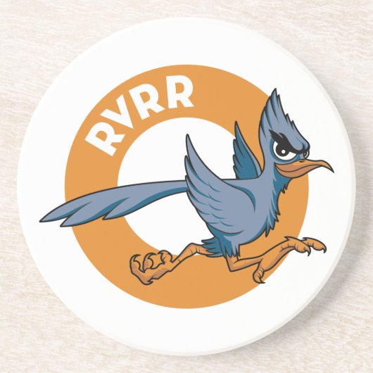 RVRR Circular Sandstone Onderzetter (Voorkant)
