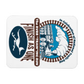 RVRR "Trein" met "Tapelmagneet" Magneet (Horizontaal)