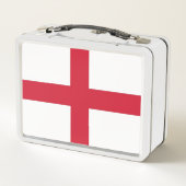 RVS lunchbox met Engelse vlag (Achterkant)