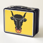 RVS lunchbox met vlag van Uri, Zwitsers (Achterkant)