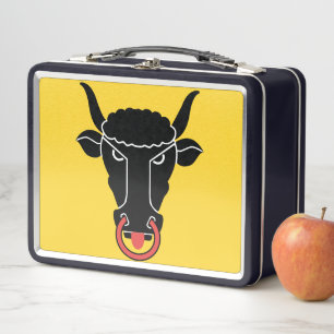 RVS lunchbox met vlag van Uri, Zwitsers