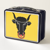 RVS lunchbox met vlag van Uri, Zwitsers (Voorkant)