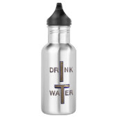 RVS waterfles – Drinkwater (Rechts)