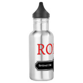 RVS waterfles Funny ROMEO Citaat (Links)