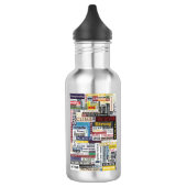 RVS waterfles - sportcitaten (Links)