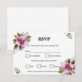 RVSP RSVP KAARTJE (Voorkant / Achterkant)