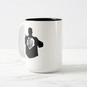 RW-fotografie zwarte 15 oz Mok met twee tonen, dub (Voorkant links)