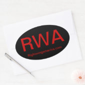 RWA OVALE STICKER (Envelop)