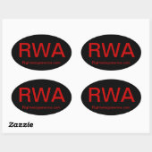RWA OVALE STICKER (Vel)