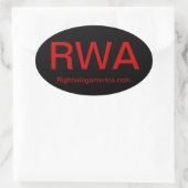 RWA OVALE STICKER (Tas)