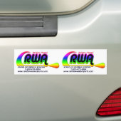 RWA-vinylstickers Bumpersticker (Op auto)