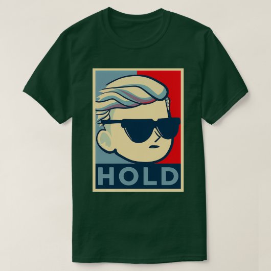 Rwallstreetbets HOLD T-shirt (Design voorkant)