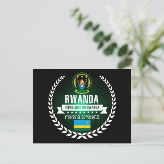 Rwanda Briefkaart (Staand voorkant)