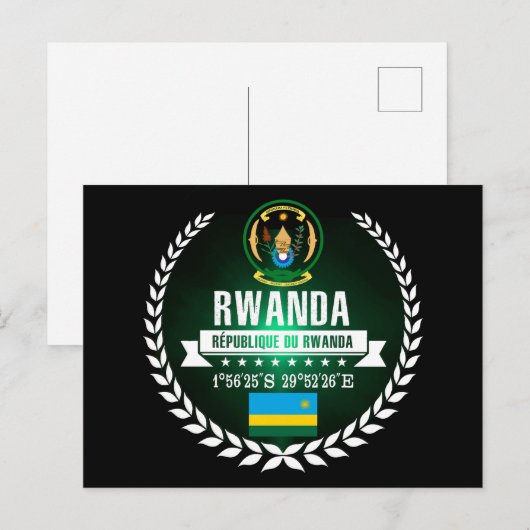 Rwanda Briefkaart (Voorkant / Achterkant)