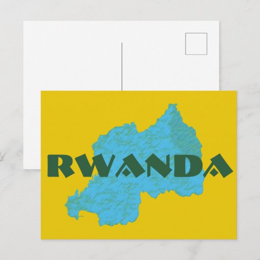 Rwanda Briefkaart (Voorkant / Achterkant)