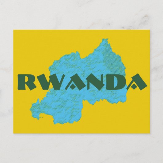 Rwanda Briefkaart (Voorkant)