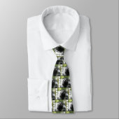 Rwanda Colobus Monkey Mannen Necktie Stropdas (Gebonden)