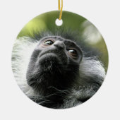 Rwanda Colobus Monkey Ornament (Voorkant)
