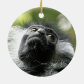 Rwanda Colobus Monkey Ornament (Achterkant)