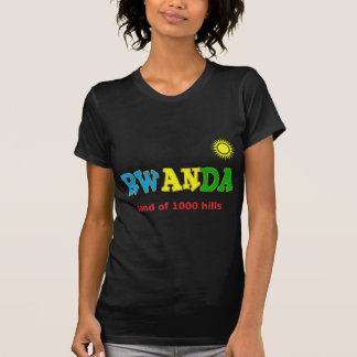 Rwanda, de deelstaat van 1000 heuvels t-shirt