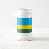 Rwanda Flag Bierpul (Voorkant links)