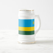 Rwanda Flag Bierpul (Voorkant rechts)