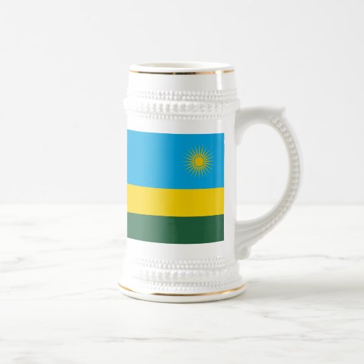 Rwanda Flag Bierpul (Rechts)