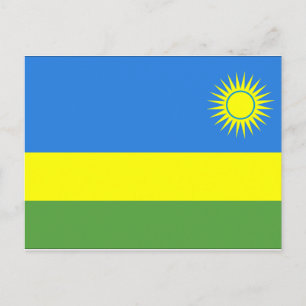 Rwanda Flag Briefkaart