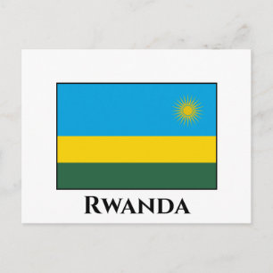 Rwanda Flag Briefkaart