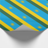 Rwanda Flag Cadeaupapier (Hoek)