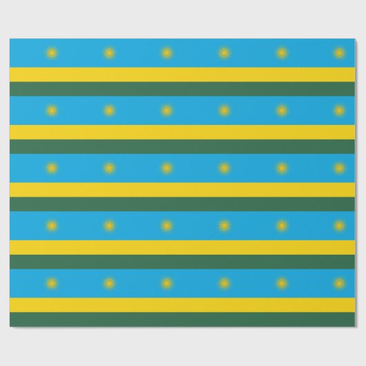 Rwanda Flag Cadeaupapier (Vlak)
