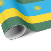 Rwanda Flag Cadeaupapier (Rol Hoek)