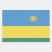 Rwanda Flag Emblem Inpakpapier Vel (Voorkant)