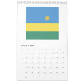 Rwanda Flag Emblem Kalender (Jan 2027)