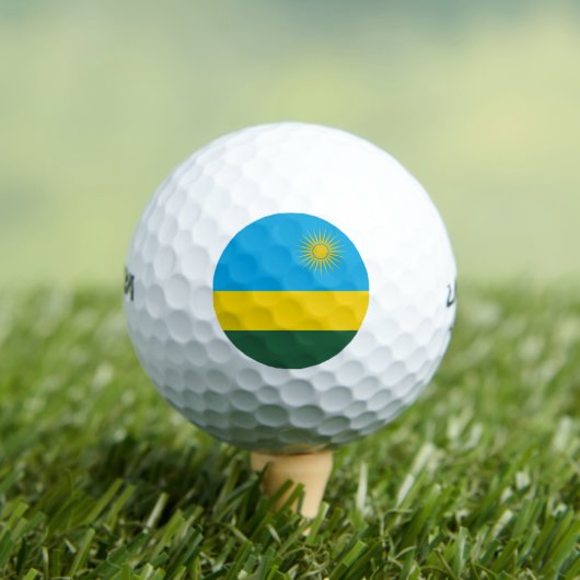 Rwanda Flag Golfballen (Insitu Shirt)