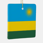 Rwanda Flag Keramisch Ornament (Rechts)