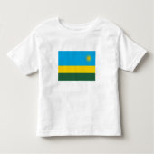 Rwanda Flag Kinder Shirts (Voorkant)