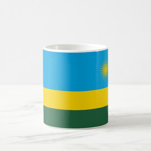 Rwanda Flag Koffiemok (Center)
