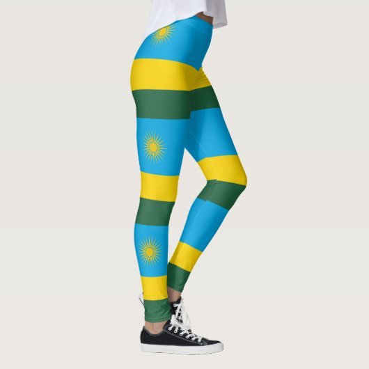 Rwanda Flag Leggings (Rechts)
