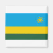 Rwanda Flag Magneet (Voorkant)