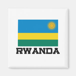 Rwanda Flag Magneet