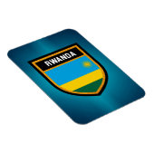 Rwanda Flag Magneet (Rechterzijde)